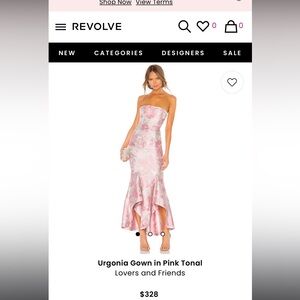 Revolve ‘Urgonia gown’ by Lovers + Friends.